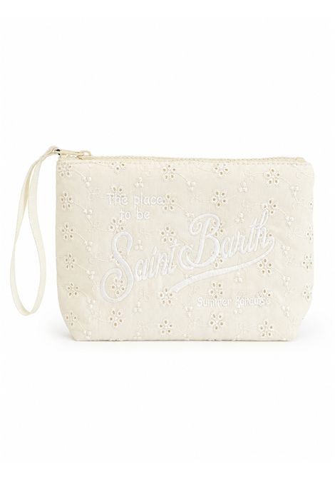 Pochette in sangallo SAINT BARTH | ALI0045 ALINE SANGALLO02536L COTTON MINI FLOWERS EMB